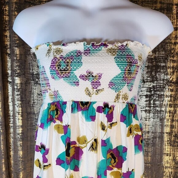 Duo Maternity Floral Convertible Top Size Large - Picture 1 of 9